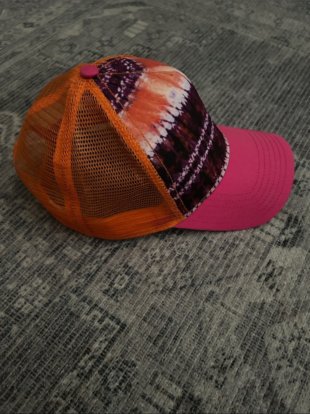 Prana Trucker Hat Pink Orange - Picture 4 of 9